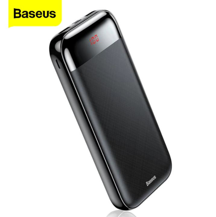 Baseus 20000mAh Power Bank LED Portable PD Fast Charging Powerbank